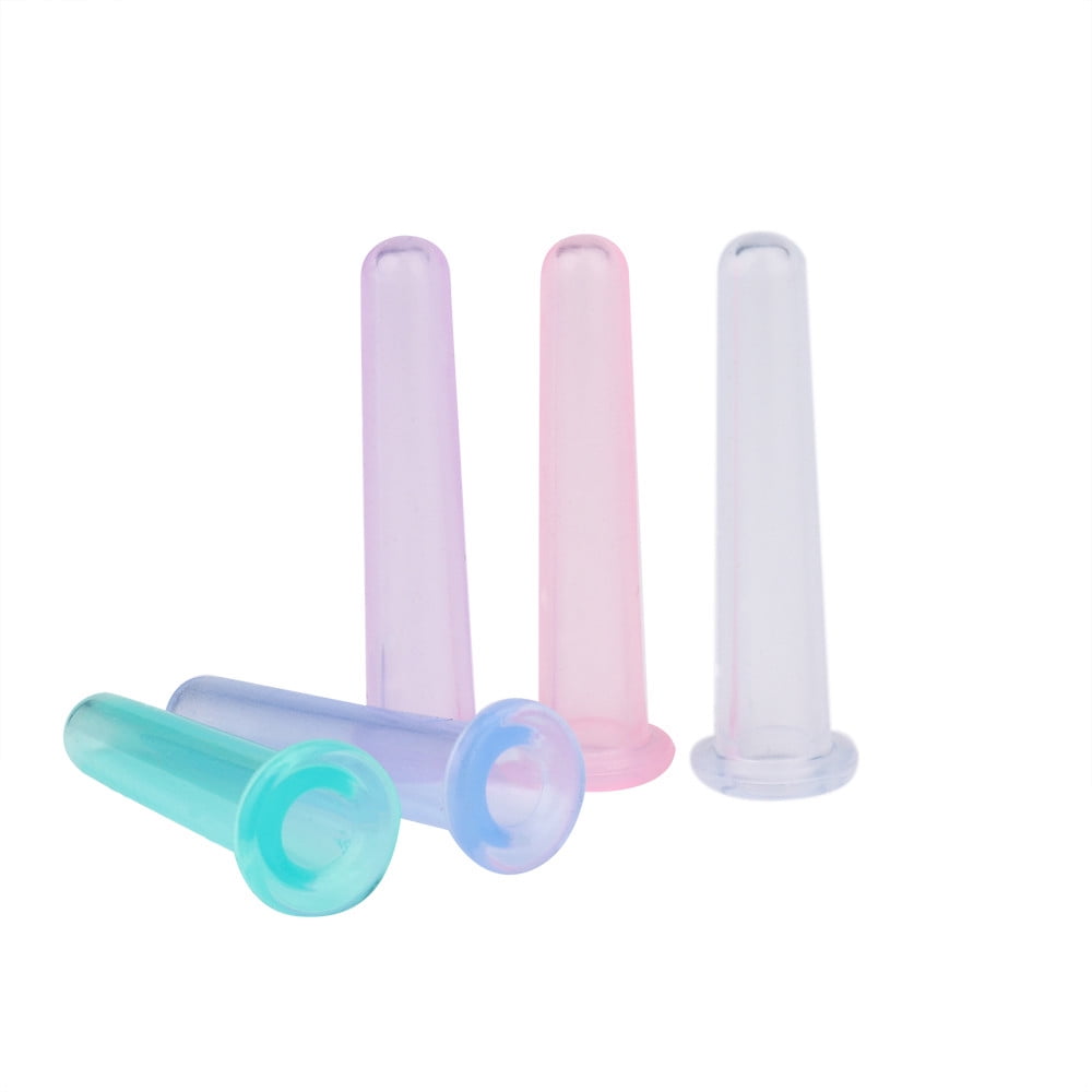 TUTUnaumb Fall&Winter 5 Pcs Mini Facial Face Eyes Silicone Cupping Suction Lifting Massage Cup Ageing for Party Christmas Birthday Makeup & Beauty Clearance