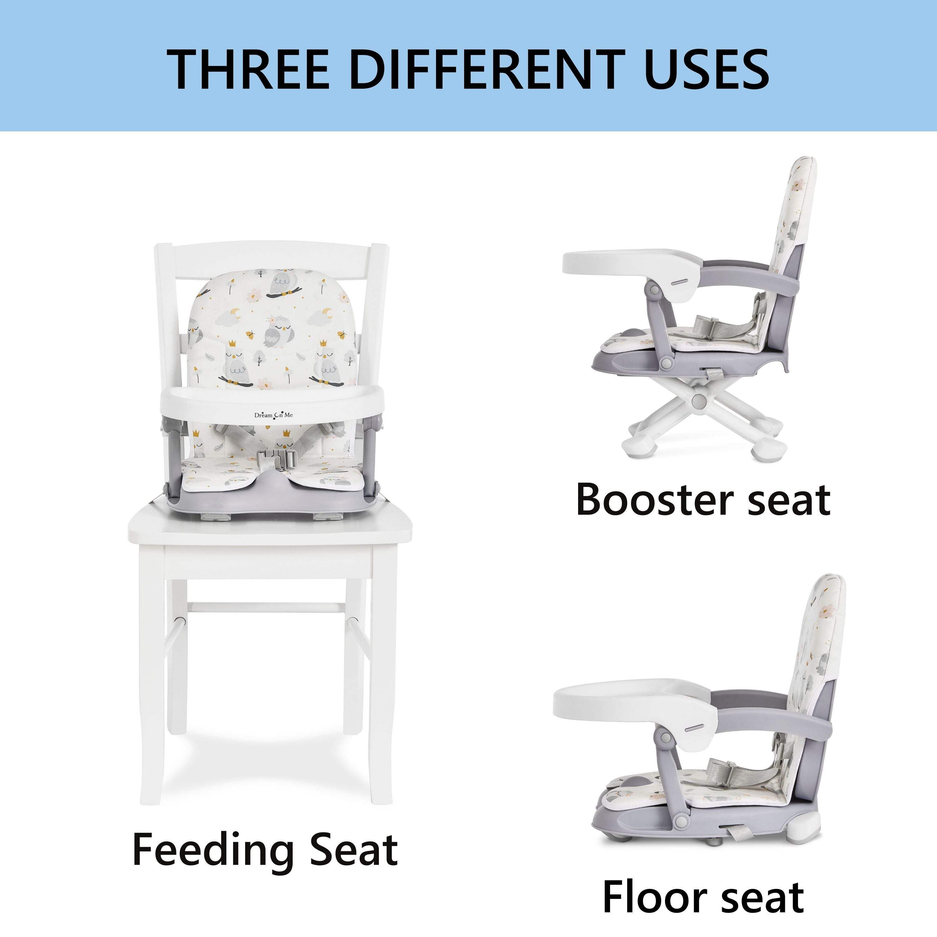 Dream On Me Munch N' Go Booster Seat in Orange
