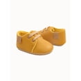 thumbnail image 2 of Gureui Kids Baby Boys Girls Leather Sneakers, Non-Slip Rubber Sole Crib Shoes Infant Oxford Loafers, 2 of 6