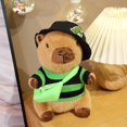 thumbnail image 3 of Peluche HACHIMI Capybara con 9 prendas y accesorios de 26 cm, 3 of 7