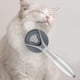 thumbnail image 2 of Cepillo de aseo para perros y gatos, peine para eliminar pelos enredados, suministros para desprendimiento de pelo. gris, 2 of 9
