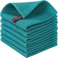 thumbnail image 1 of Cotton thickened absorbent Waffle kitchen towel Honeycomb kitchen towel Solid color checkered square towel hand towel, 1 of 4