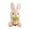 Pink, variant on Moocorvic Easter Bunny Plush Toy Stuffed Animals with Carrot, Cute Bunny Figurine Doll for Kids Birthday Easter Basket Stuffers 11.8Inches