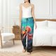 thumbnail image 4 of Fotbe Underwater Plant Octopus Pantalones de Pijama para Mujer, Pantalones de Dormir, Pantalones Pj con Cordón y Bolsillos-X-Large, 4 of 6