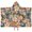 Pioneer Flower Floral-2, variant on Pioneer Flower Floral Print Pattern Hooded Bath Towel,50"x30" for Ages 3 To 12 Kids, Quick Dry Lightweight Soft Microfiber Hood Beach Towel Cover Up for Kids