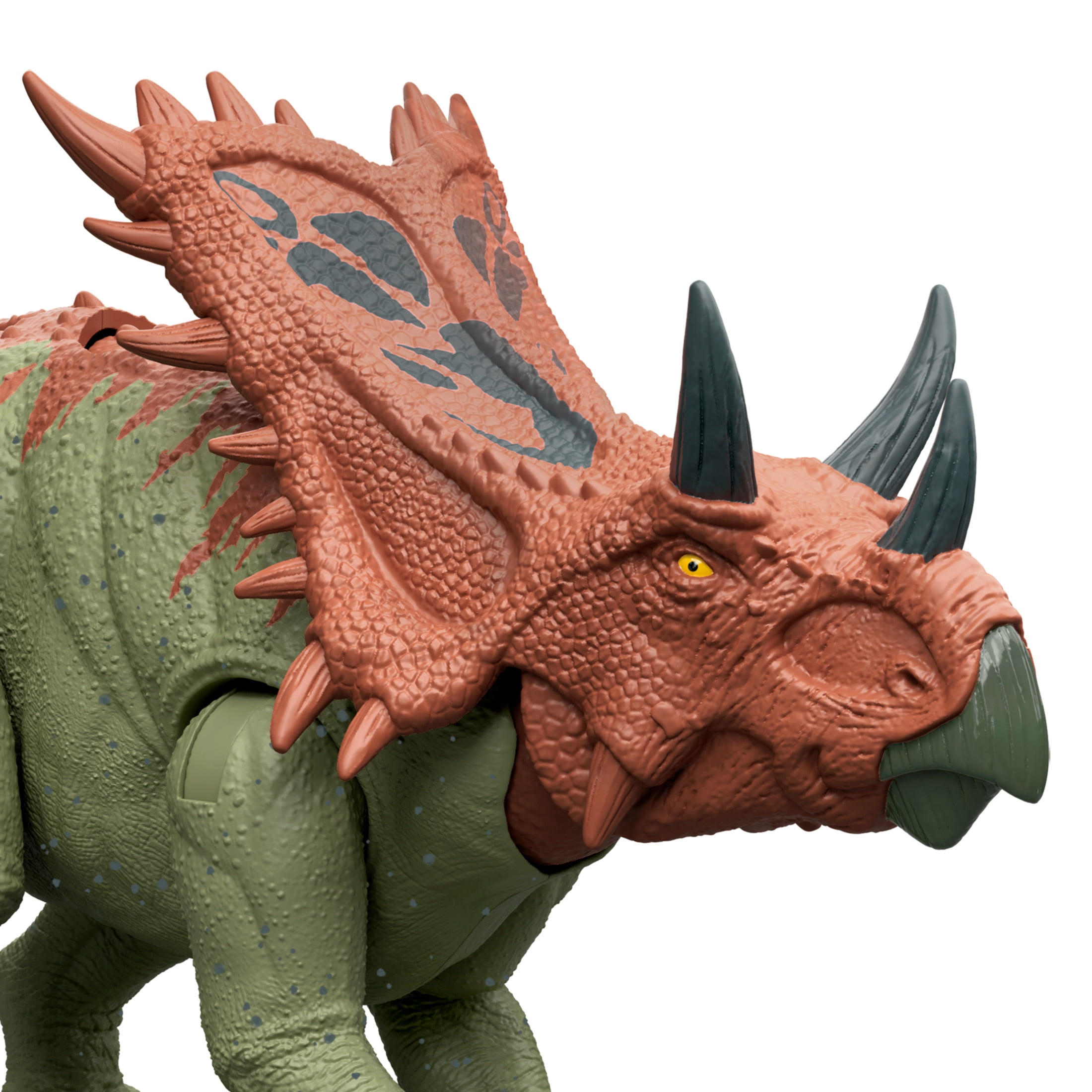 Jurassic World Strike Attack Chasmosaurus Dinosaur Action Figure Toy with Single Strike Action
