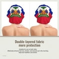 thumbnail image 2 of Haitian Flag Pattern Sleep Cap Satin Bonnet Sleeping Hat Soft Elastic Night Hair Cover For Women, 2 of 8