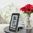 thumbnail image 5 of LCD Wireless Thermometers Clock Indoor Outdoor Digital Temperature Measurement with Large Display, 5 of 5