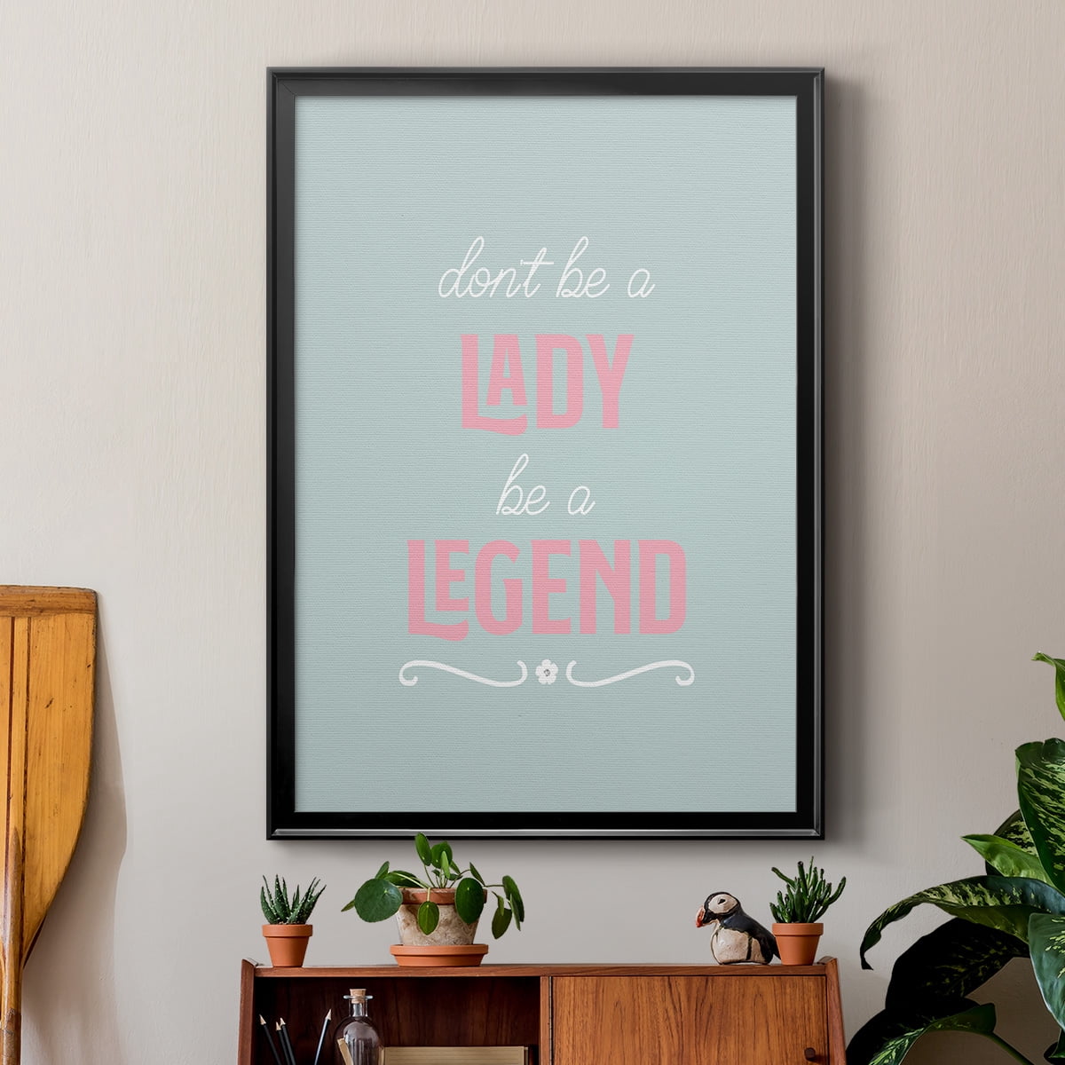 Lady Legend Premium Classic Framed Print - Ready to Hang
