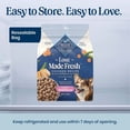 thumbnail image 6 of (3 pack) Blue Buffalo Love Made Fresh Small Breed Dog Food Refrigerated, Chicken Meatball 1lb Pouch, 6 of 12