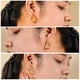 thumbnail image 4 of Juego de 3 Pares de Pendientes Colgantes JeenMata para Mujer Pendientes de Moda Combinados, 4 of 5
