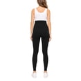 thumbnail image 4 of Sweet Hearts 2-Pack Maternity Leggings for Women- High Waist Maternity Pants Pregnancy Clothes for Women Made in USA, 4 of 7