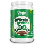 Vega Protein + Supergreens Premium Protein Powder, Chocolate, 13 Servings, 22oz