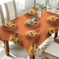 thumbnail image 4 of 60x60 Inch Tablecloth Polyester Square Tablecloth for Home Kitchen Dinner Decor 3d Pumpkin, 4 of 9