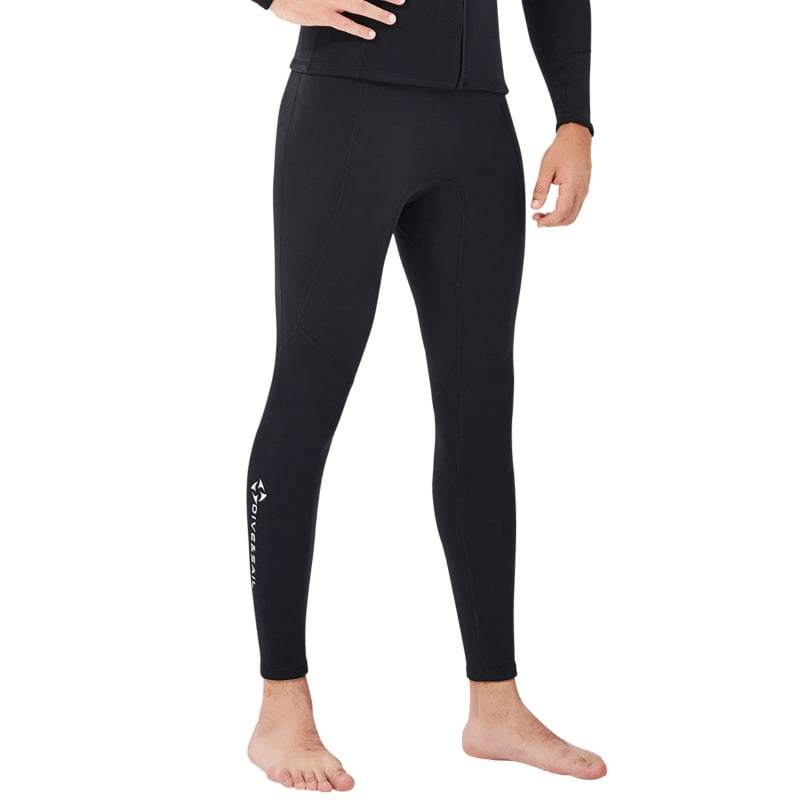 New Men's 2mm Neoprene Diving Pants Snorkeling Scuba Jump Surf Black Long Pants 