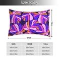 thumbnail image 2 of Kdxio Cotton Pillow Cases 14"x20" Pillowcases,Soft and Breathable Bedroom Pillow Cases-Tropics Leaf-No Pillow Core, 2 of 5