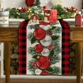 thumbnail image 1 of DEBGFS Christmas Table Runner  Tree Snowman Home Kitchen Dining Table Decoration Noel Gift Linen Tablecloth,05, 1 of 4