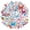 3A-50pcs, variant on 35pcs-70pcs Colorful Stationery Stickers Butterfly PVC Stickers Floral DIY Stickers for Laptops Suitcase Phone