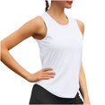 thumbnail image 3 of Wlynlyn Racerback Tank Tops for Women Sleeveless Running Shirts Lightweight Quick Dry Workout Tops Loose Fitted, 3 of 6