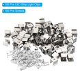 thumbnail image 3 of Unique Bargains LED Strip Light Clips Mounting Bracket Fixing Clips with Screws for 8mm-11mm Light Cable Ribbon 100 Pack, 3 of 6