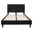 thumbnail image 6 of Flash Furniture Roxbury Queen Size Tufted Upholstered Platform Bed in Black Fabric, 6 of 7