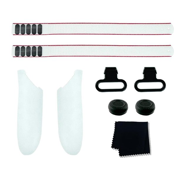 Para Meta Quest3 Correa de mano Anti-caída y hebilla de anillo de metal Tapa de joystick Correa de mano Accesorios de repuesto