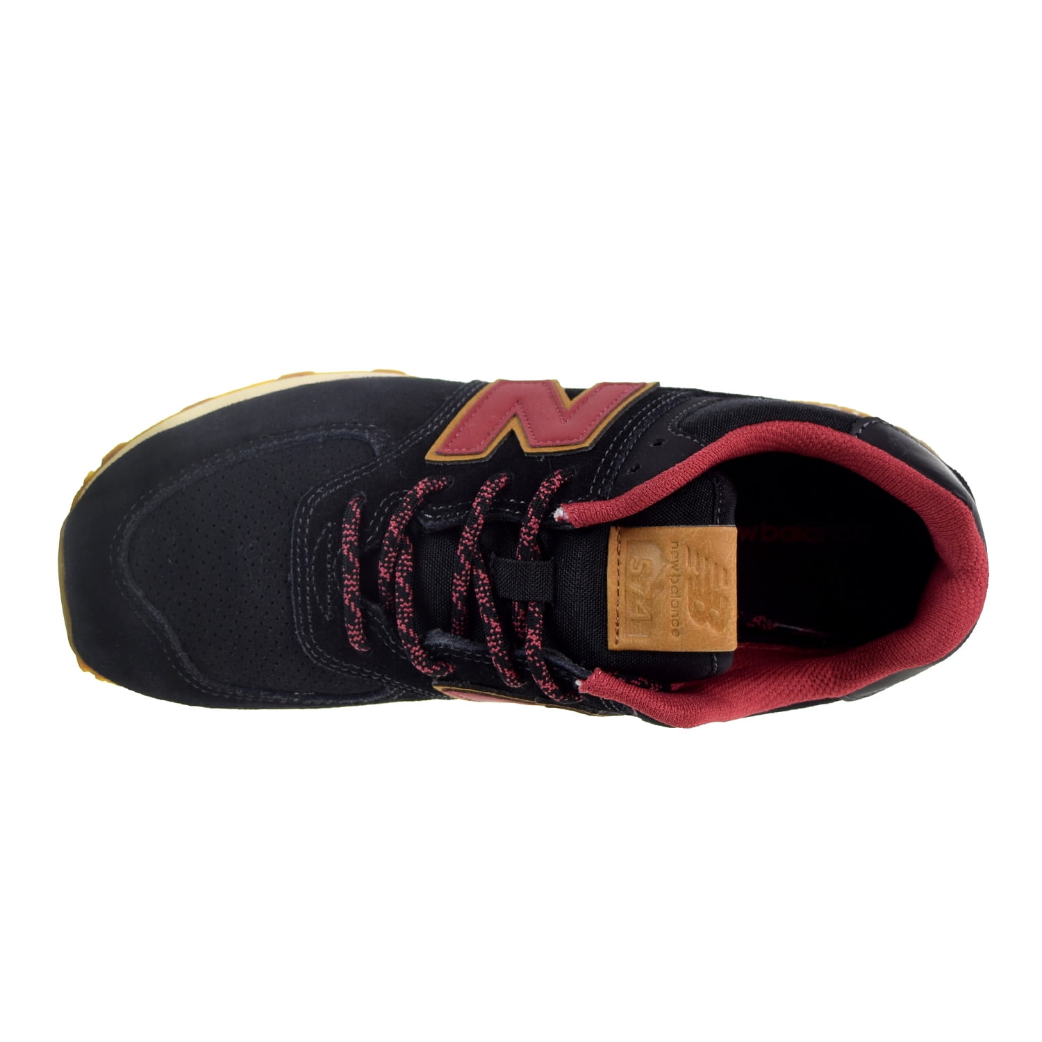 New balance 574 black earth cheap red