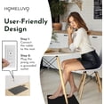 thumbnail image 7 of Grounding Mat Earthing Pad - Earth Grounded Sleep Bed Pad - Ground Chair Desk Mat for Feet Body Yoga Improve Sleeping (16" x 27"), 7 of 7