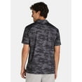 thumbnail image 3 of Birdie Bound Men's and Big Men’s Printed Golf Polo Shirt with UPF50+, Sizes S-3XL, 3 of 5