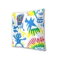 thumbnail image 3 of Colorful Minions 16x16in 2-Piece Cotton Fleece Throw Pillow Covers, Shrink Resistant, Hidden Zip, 3 of 6