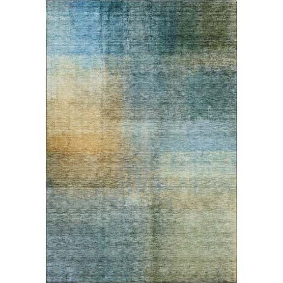 Dalyn Rugs Premium Machine Washable Mayfield AMF1096 Blue 9' x 12' Rug