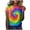 a-Blue217, variant on Women's T-Shirt Rainbow Tie Dye Short Sleeve Top Crewneck Colorful Swirl Print Relaxed Fit Casual Tees For Festival Party Daily Wear Cozy Top