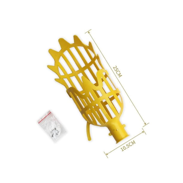 gran altitud Recolección de níspero Bayberry Herramienta de recolección Bayberry Recolección manual de melocotón Ciruela Azufaifa Azufaifa de invierno Caqui Manzana (1 pieza - Yello