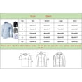 thumbnail image 3 of Bcfgryg Men's Spring Solid Color Tilted Button Long-Sleeved Casual Slim Stand-up Collar Shirts Lightweight Button Down Shirts Men Black, 3 of 3