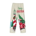 thumbnail image 5 of Sigee Merry Christmas 1 Print Men's Pajama Pants - Soft Lounge Sleep Bottoms with Elastic Waistband and Pockets-X-Large, 5 of 9