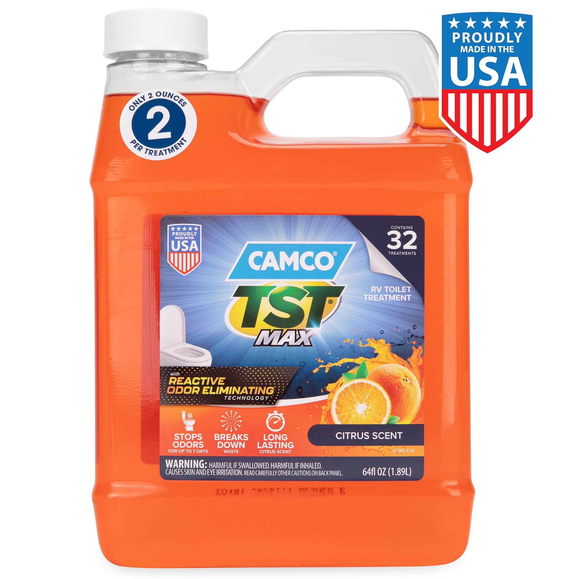 camico❣️ Camco TST MAX RV Liquid Toilet Treatment 64 Ounces Septic Safe