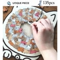 thumbnail image 3 of 135-Piece Morandi-Colored Cat Shaped Wooden Jigsaw Puzzle, Bonitas Rompecabezas de Madera en Forma de Gato, Animales Rompecabezas para Adultos y Niños, Regalos, 3 of 3