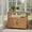 Light Brown, variant on Spaco Wooden Patio Bar Set with Storage, Buffet Sideboard for Indoor & Outdoor Use, Light Brown