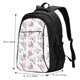 thumbnail image 5 of Fotbe Rose Flower B Mochila con Estampado y Puerto USB para Hombre y Mujer, Mochila Antirrobo, Mochila de Viaje, Mochila Escolar, Mochila Universitaria, 5 of 7