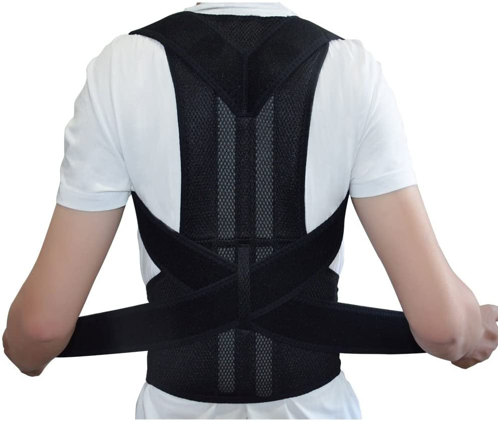 Posture Corrector Back Body Brace Shoulder Wellness Lumbar Support Belt Unisex 