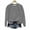 Gray, variant on Wensltd Fashion Long Sleeve Shirts for Women Loose Fitted Tunic Tops Casual Crew Neck Fall Clothes Blouses