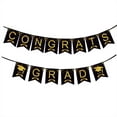 thumbnail image 3 of Kit de decoraciones para la fiesta de graduación: set de 33 piezas con pancartas, 14 globos, 12 adornos para tarta y 6 decoraciones giratorias, 3 of 9