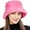 Hot Pink, variant on Faux Fur Bucket Hat for Winter – Fluffy Warm Furry Fisherman Cap with Adjustable Headband | Unisex Lightweight Sun Protection Hat for Casual, Travel, Skiing & Outdoor Activities