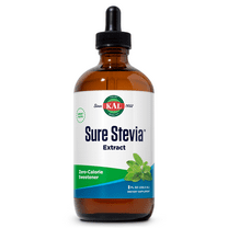KAL Sure Stevia Extract Zero Calorie Sweetener, Low Carb, Plant Based Liquid Stevia Drops, Great Taste, Zero Sugar, Low Glycemic & Perfect for a Keto Diet, 60-Day Guarantee, Approx. 1555 Servings, 8oz