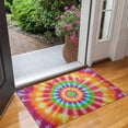 thumbnail image 2 of Colorful Tie Dye Spiral Mandala Door Rugs,Washable Non Slip Door Mats Indoor,Decorative Door Mats,Entry Mat Indoor for Entrance,Bedroom,Kitchen,Bathroom,17"x30", 2 of 6