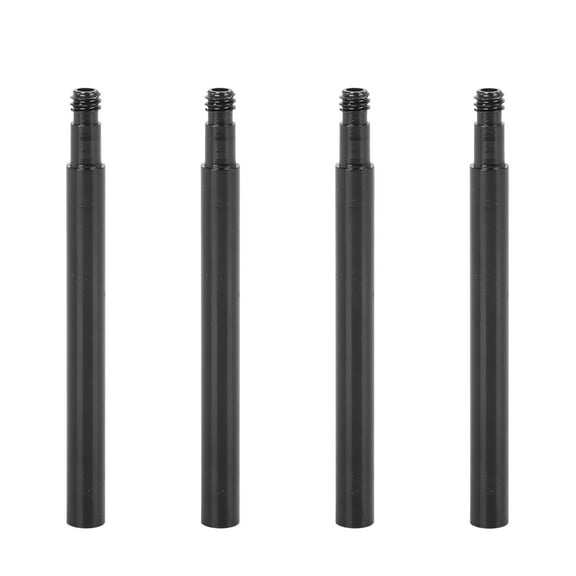 70mm Universal Aluminum Alloy Bike French Type Valve Extender Black 4pcs