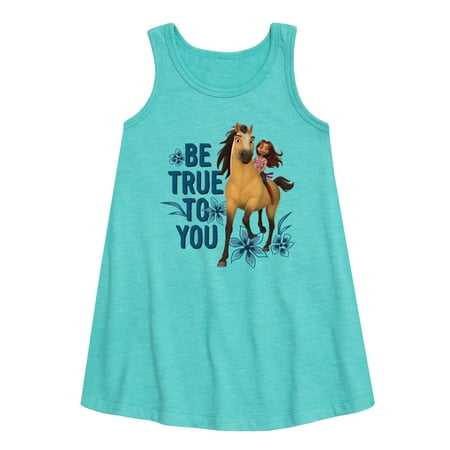 

Spirit Riding Free - Be True To You - Toddler and Youth Girls A-line Dress