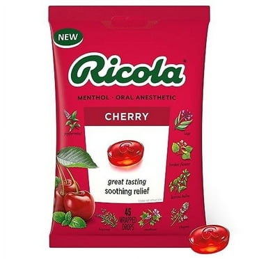 Ricola Cherry Throat Drops, 45 Count