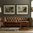 thumbnail image 3 of MANBAS Top Graded Cow Real Genuine Leather Sectional Living Room Sofa American Style Oil Wax Leather 3-Seater Couch Home Decorat My Lux Decor Round, 3 of 9