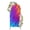 Pink, Blue, Orange, Purple, variant on Abstract Flame Arch Backdrop Cover 5FT, Blue Purple Orange Flames Gradient Art Spandex Fitted Stretchy Arch Stand Covers, Round Top Chiara Backdrop Cover for Wedding Party Birthday Baby Shower